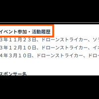 チーム活動履歴の項目