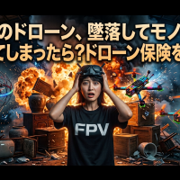 趣味のドローン、墜落してモノを壊してしまった場合の保険はどんな物があるか？