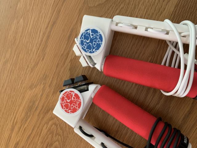 識別マーク付き得点コントローラー