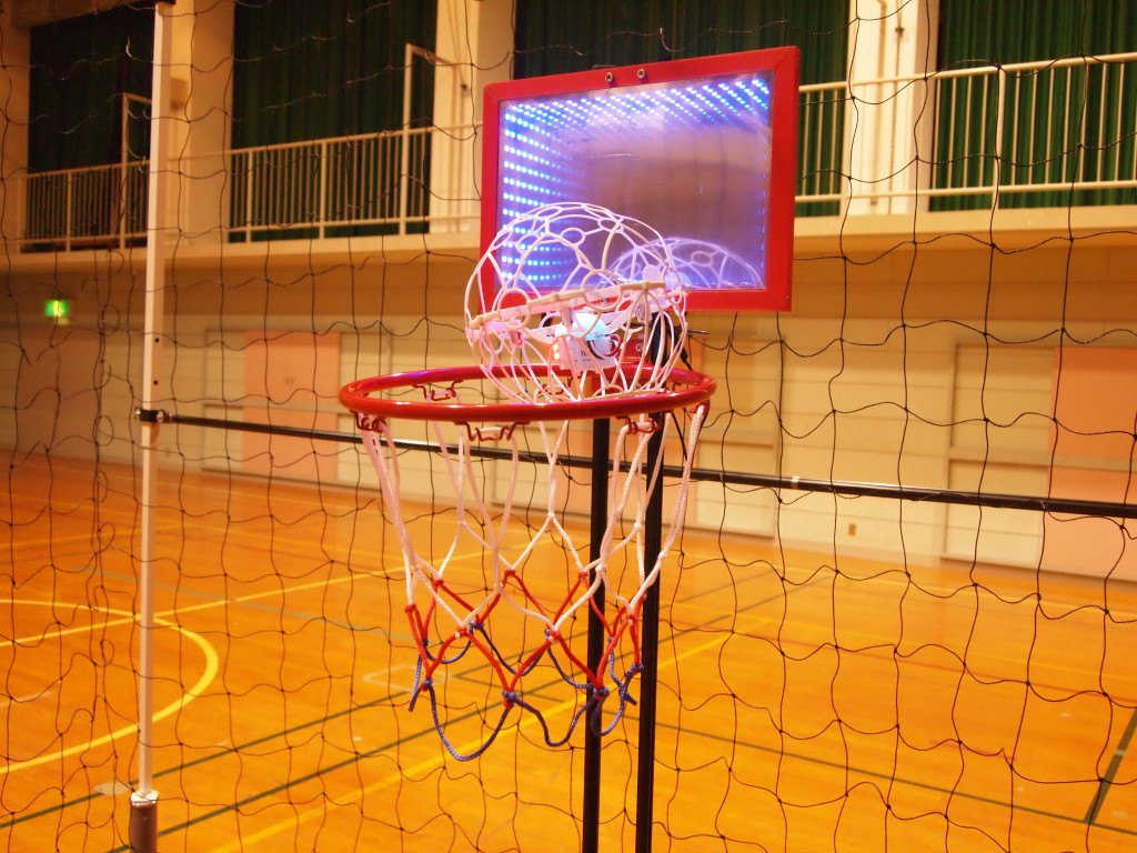 ドローン用バスケットボールゴール