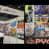 第4回ドローンサミットで球体ドローンを展示していた2社