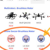 Radiolink公式サイトにLDZシリーズが登録新機体も